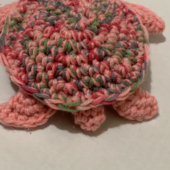 Nursery Decor Sea Turtle Crochet Turtle Handmade Stuffed Turtle - Picture 4 of 11